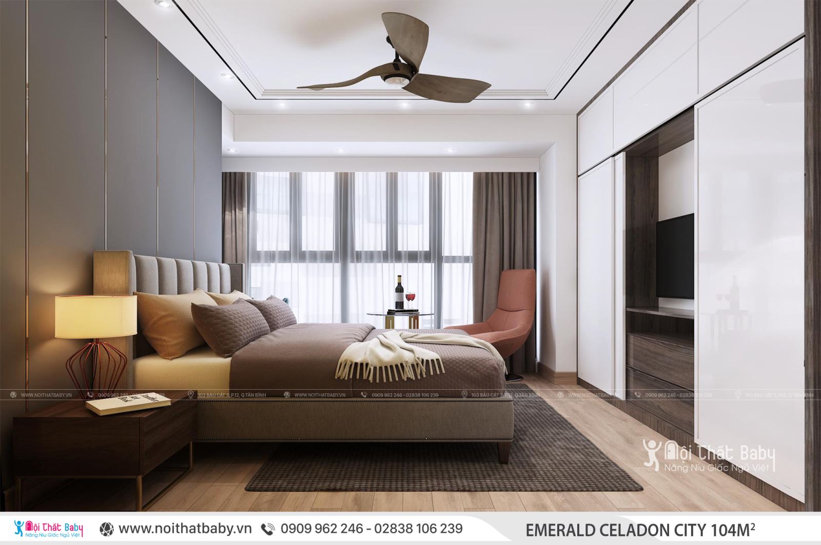 Tổng hợp các mẫu thiết kế nội thất Chung cư Emerald Celadon City
